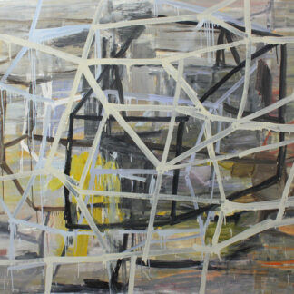 Deborah Dancy, "A Bridge Too Far," oil on canvas