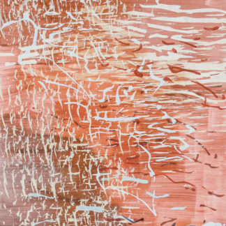 Laura Fayer, "Along the Way 101," acrylic, Japanese paper on paper
