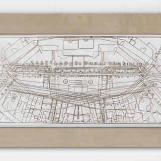 Eugene Brodsky, "Another Libera DP," ink on plastic; framed