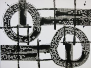 Kiyoshi Otsuka, "Basic Series 4276," acrylic on canvas