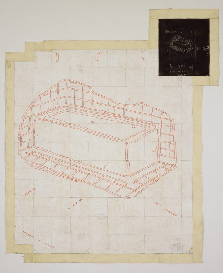 Eugene Brodsky, "Bathtub Paper," mixed media on paper