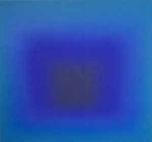 George Chaplin, "(S09) Blue Chord, oil on canvas