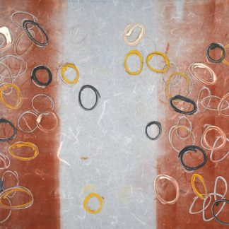 Zemma Mastin White, "Bounce," monotype on Japanese paper