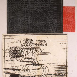 Eugene Brodsky, "Cable Flower Mickey," ink on silk