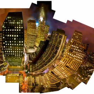 Jeremy Kidd, "Chrysler 1," hand-cut archival print on plexi, aluminum