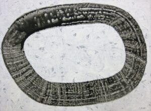 Kiyoshi Otsuka, "Enso 3886," acrylic on canvas