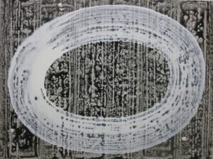 Kiyoshi Otsuka, "Enso 3902," acrylic on canvas