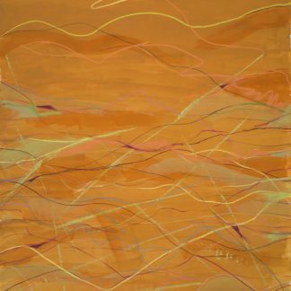 Zemma Mastin White, "Exuberance," acrylic, mixed media on paper