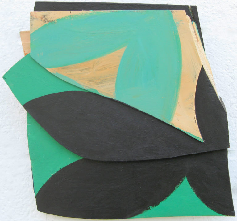 Hugh O'Donnell, "In a Folded Leaf 2," acrylic on wood construction