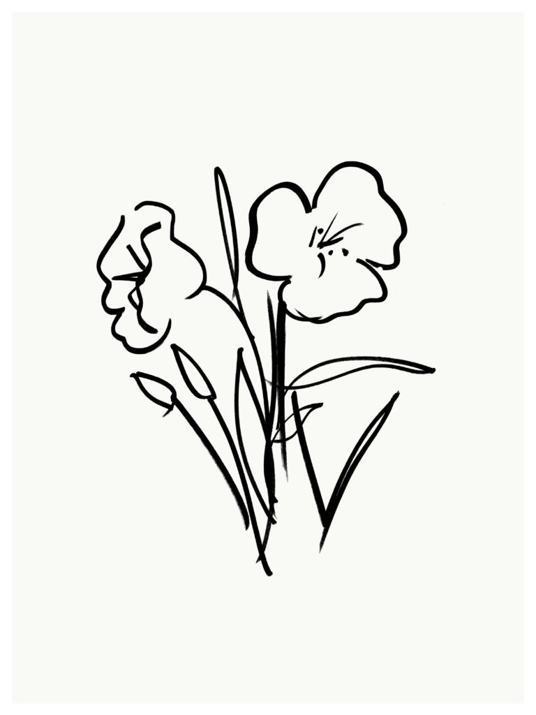 Thomas Libetti, "Lilac," silkscreen