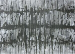 Kiyoshi Otsuka, "Mizuumi 1," acrylic on canvas