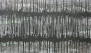 Kiyoshi Otsuka, "Mizuumi 7," acrylic on canvas