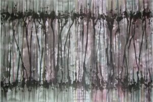 Kiyoshi Otsuka, "Mizuumi 9 Bayou," acrylic on canvas