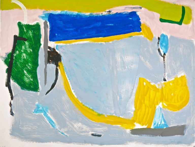 Gunnar Theel, "P138," oil on paper