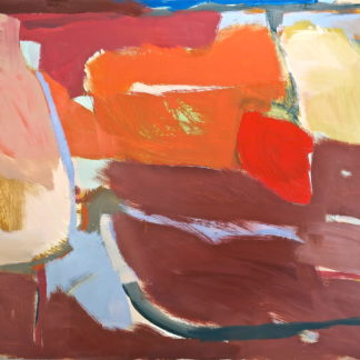 Gunnar Theel, "P144," oil on paper