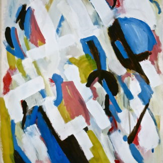 Gunnar Theel, "P37B," oil on cardboard