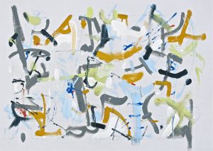 Gunnar Theel, "P77," oil on canvas