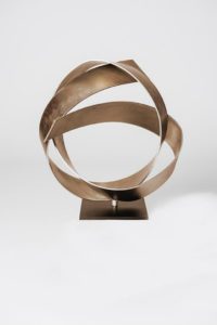 Joe Gitterman, "Patinated Knot 1," bronze