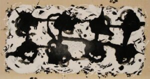 Kiyoshi Otsuka, "Planting Tulipa Bulbs," acrylic on canvas