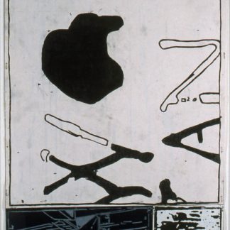 Eugene Brodsky, "Skull War Wall," ink on silk