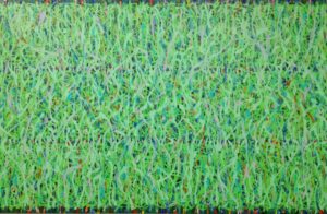 Kiyoshi Otsuka, "Sogen 3 Meadow," acrylic on canvas
