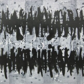 Kiyoshi Otsuka, "Sound Wave Series 22," acrylic on canvas