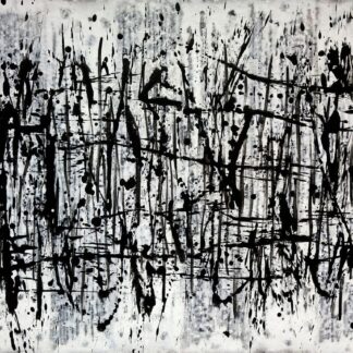 Kiyoshi Otsuka, "Sound Wave Series 5," acrylic on canvas