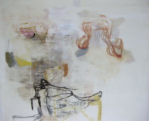 Deborah Dancy, "Sweet Bird of Youth," oil pastel, oil stick on paper