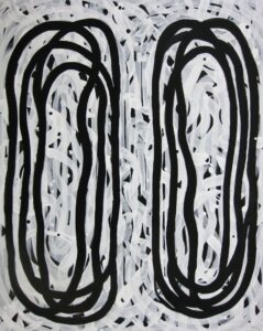 Kiyoshi Otsuka, "Sweetheart Series 2," acrylic on canvas