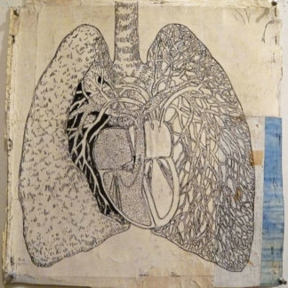 Eugene Brodsky, "System 2, Version 2," mixed media on silk