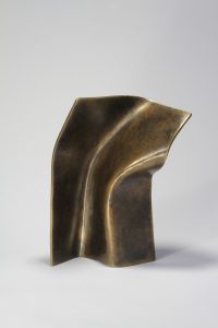 Joe Gitterman, "Torso 1," patinated bronze