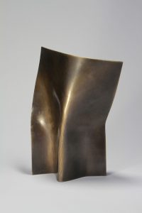 Joe Gitterman, "Torso 3," patinated bronze