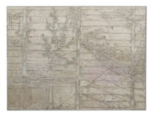 Eugene Brodsky, "TWB," oil canvas on wood