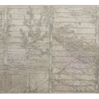 Eugene Brodsky, "TWB," oil canvas on wood