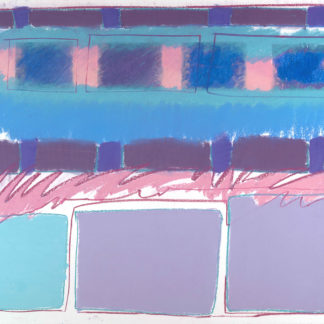 Zemma Mastin White, "Two Lilac Squares," pastel on paper