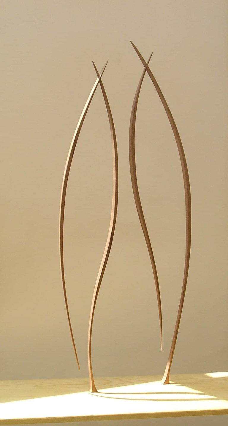 Will Clift, "Two Standing Pairs," mahogany wood