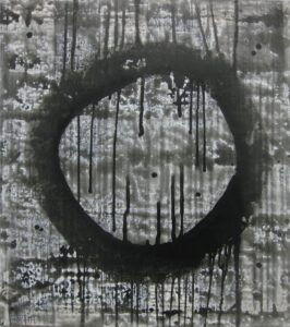 Kiyoshi Otsuka, "Uchu, Space," acrylic on canvas