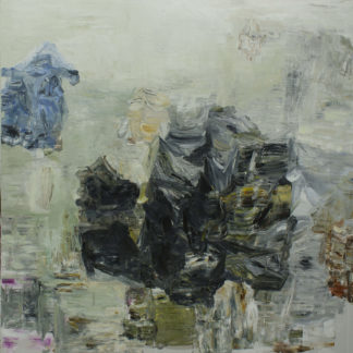 Deborah Dancy, "Under Over Between," oil on canvas