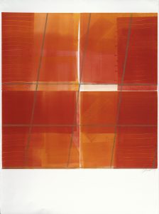 Zemma Mastin White, "Window Pane," monoprint