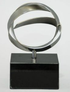 Joe Gitterman, "Miniature Healing Knot," stainless steel