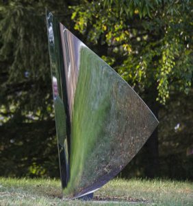 Joe Gitterman, "Sail 5," stainless steel