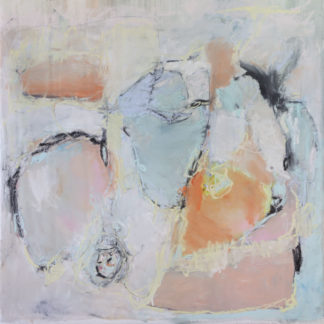 Barbara Leiner, "Abstract Figurations V," oil on canvas