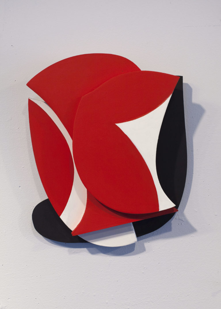 Hugh O'Donnell, "Clover Field 5," acrylic on wood
