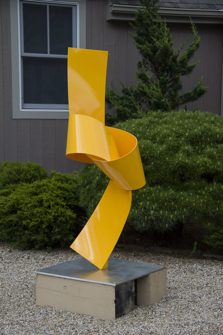 Joe Gitterman, "Large Bow Tie," stainless steel, painted