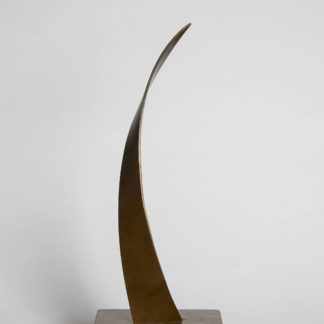 Joe Gitterman, "On Point 11", bronze, patinated