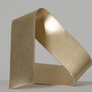 Joe Gitterman, "Poised 13," burnished bronze