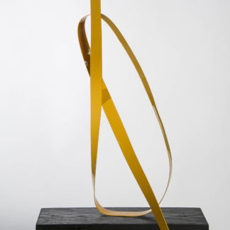 Joe Gitterman, "Steel Yellow 2," steel, painted