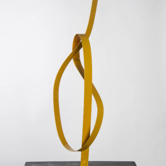 Joe Gitterman, "Steel Yellow 4," steel, painted