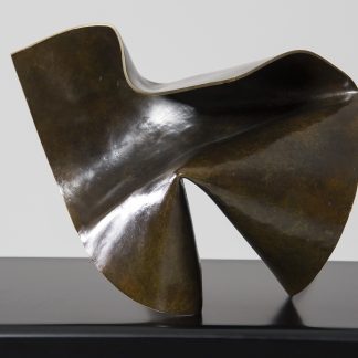 Joe Gitterman, "Folded Form 10," bronze