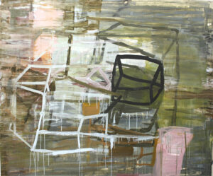 Deborah Dancy, "A House is Not a Home," oil on canvas